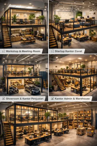 Mezzanine Ruang Kantor di Jelambar Baru